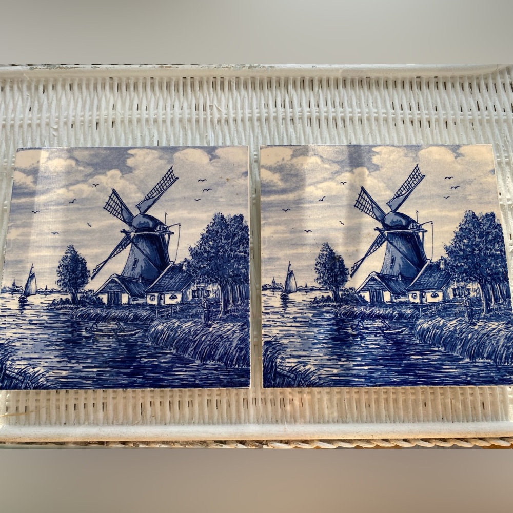 2 Delft Blauw Holland Tiles